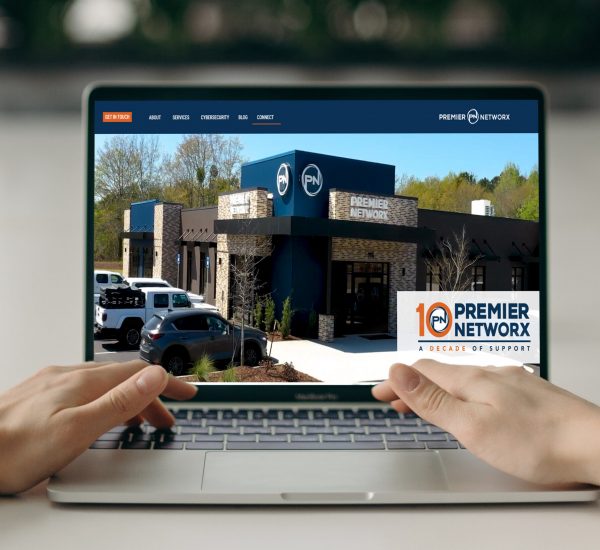 Premier Networx web mockup